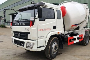 跃进国四6方搅拌车